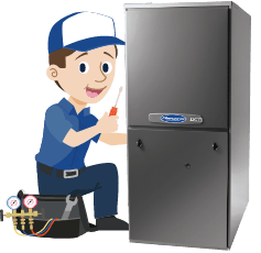 amazing hvac character fridge