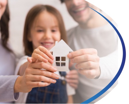 Family with a paper home